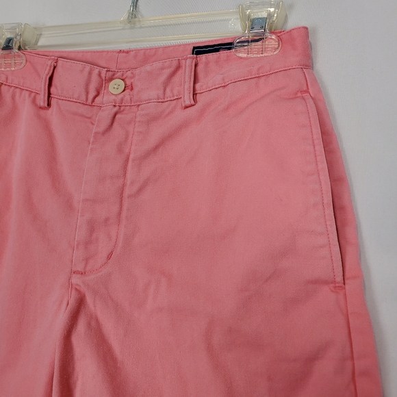 Vineyard Vines Men's Pink Club Shorts 100% Cotton Chino Flat Front Size 28 - Picture 2 of 14